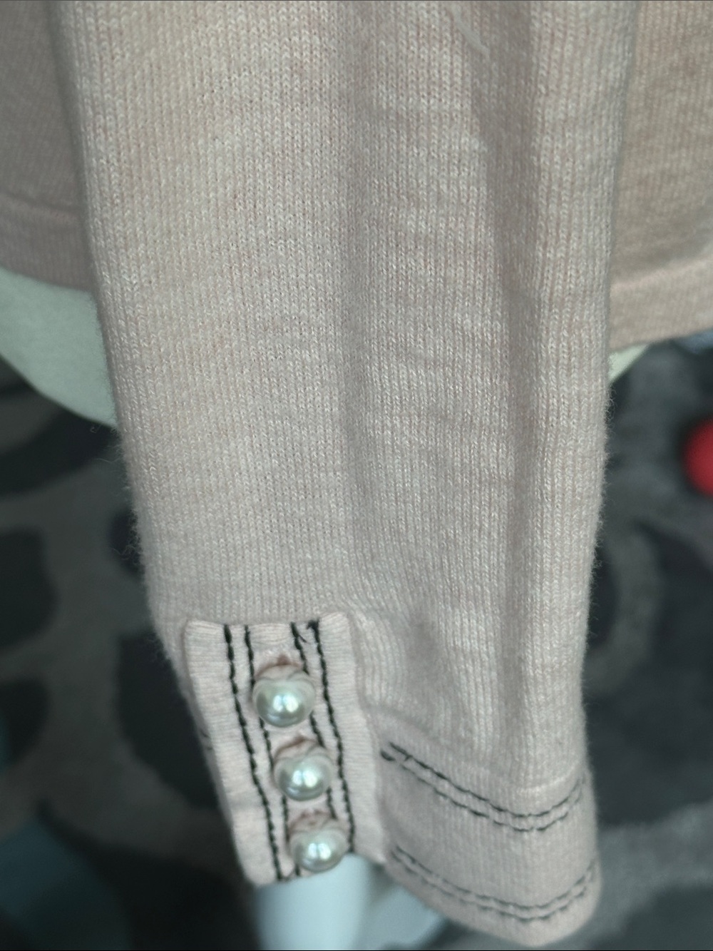 Minnie Rose Blush Pink Knit Top - Picture 4 of 5